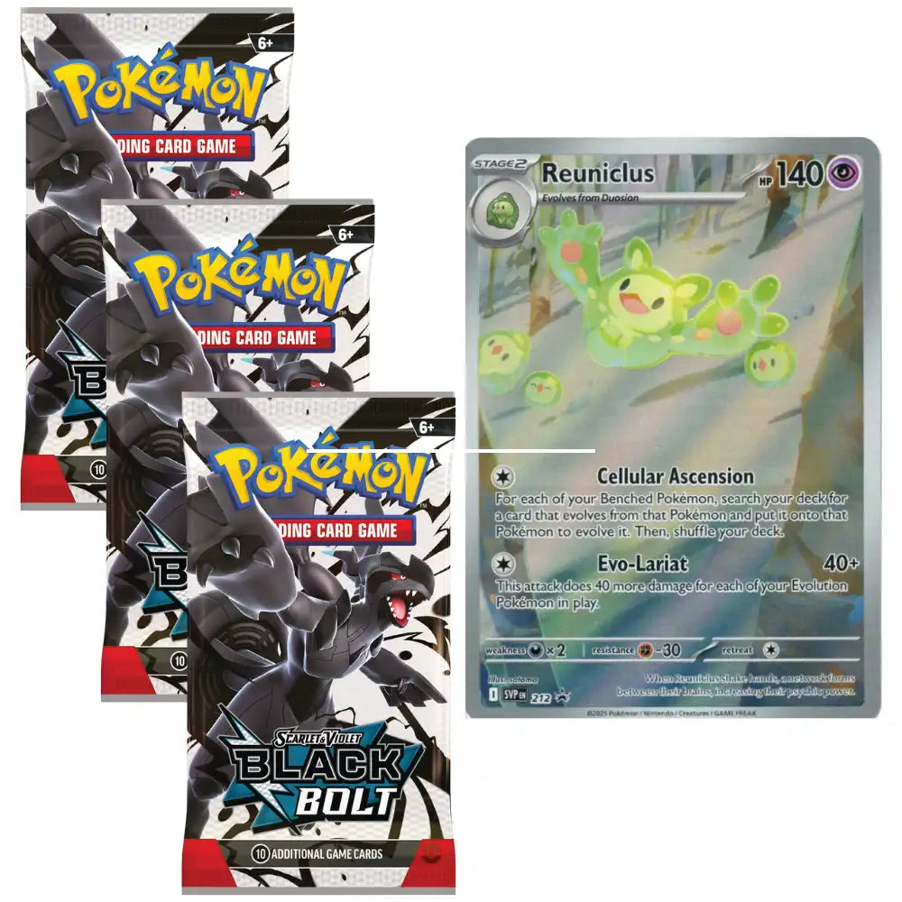 Pokemon Black Bolt Tech Sticker Collection (SV10.5) CardsRfun
