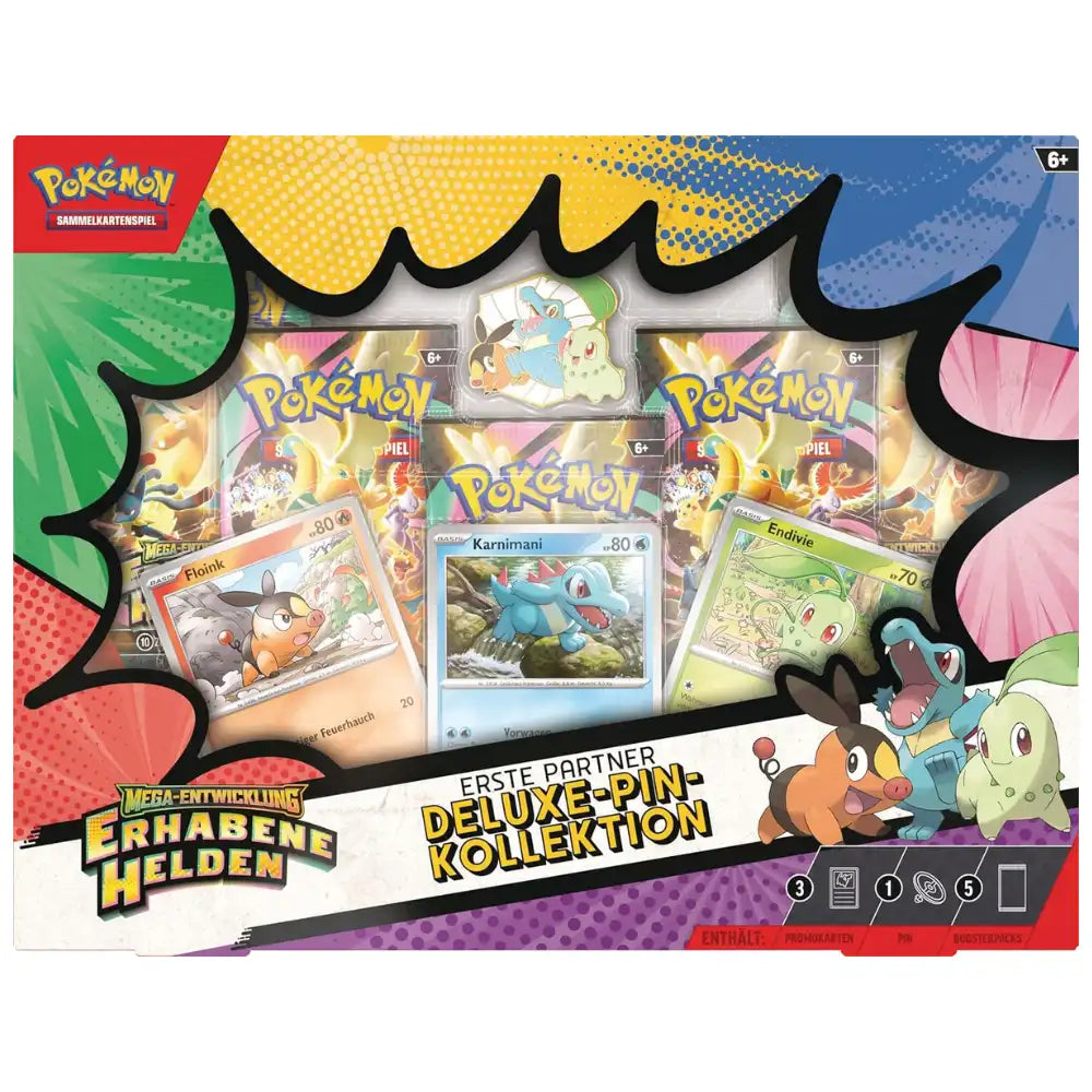 Pokemon Erhabene Helden - Erste Partner Deluxe Pin Kollektion (DE) CardsRfun