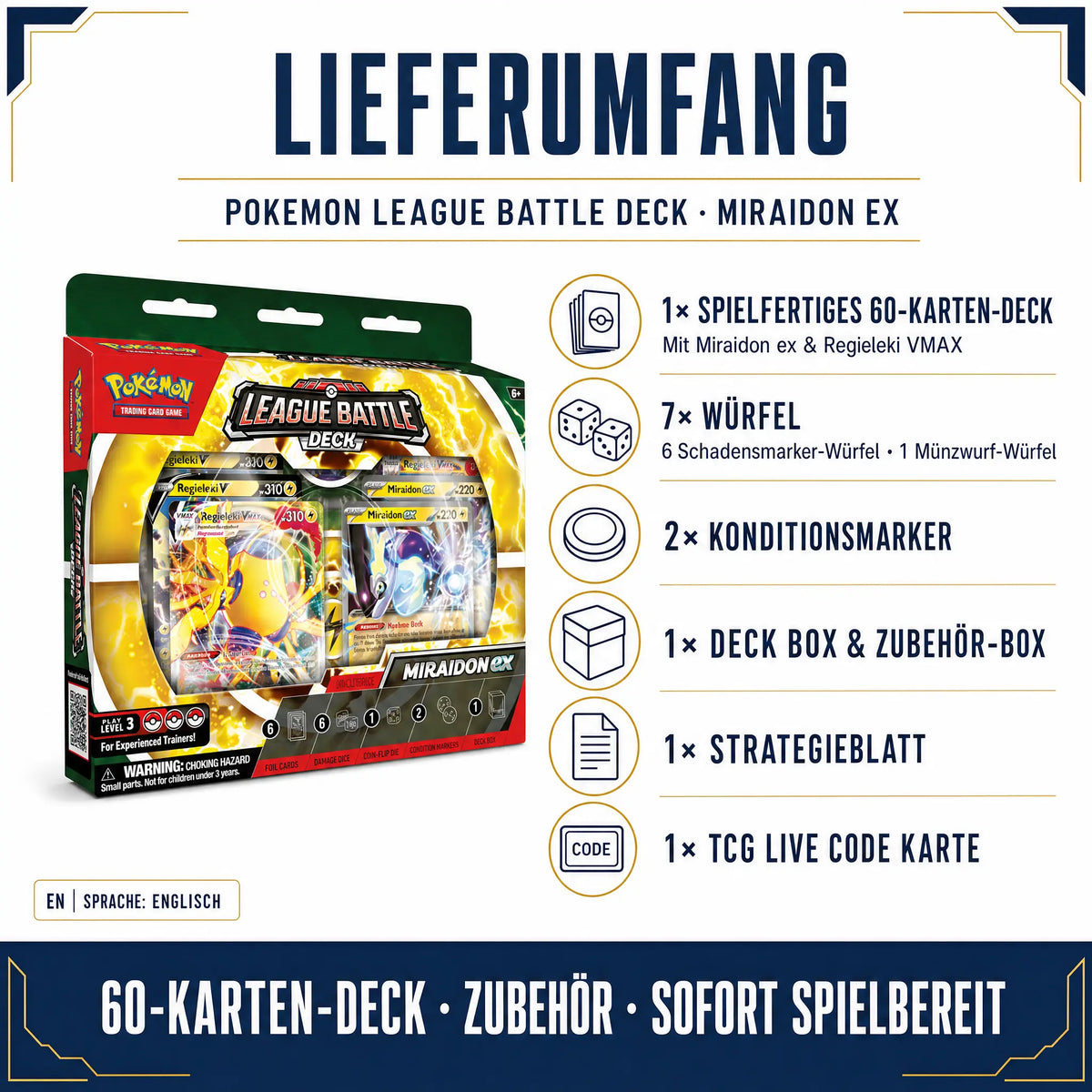 Pokémon League Battle Deck - Miraidon ex