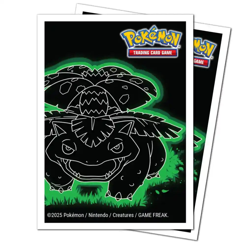 Ultra Pro Neon Kanto Venusaur APEX Deck Protector Sleeves (105 Stück) CardsRfun