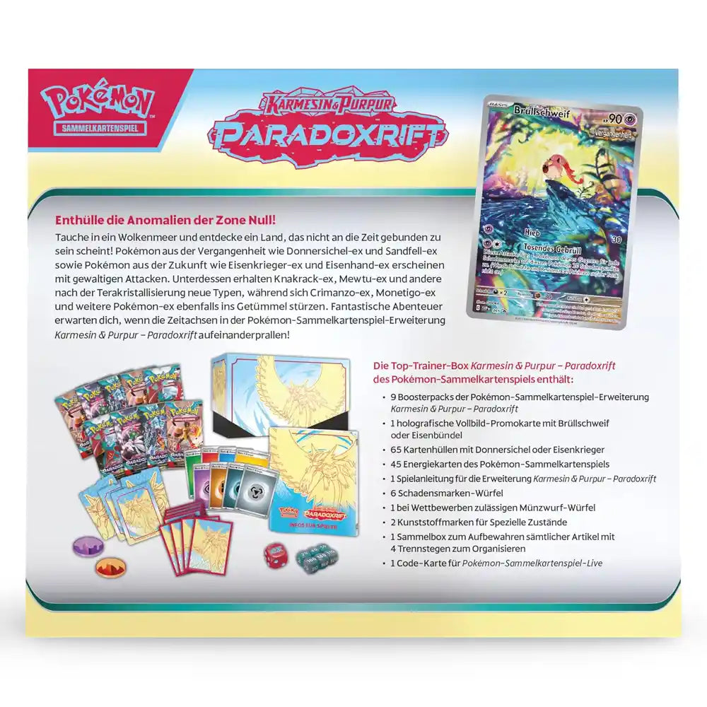 Pokemon Paradoxrift - Top Trainer Box (DE)