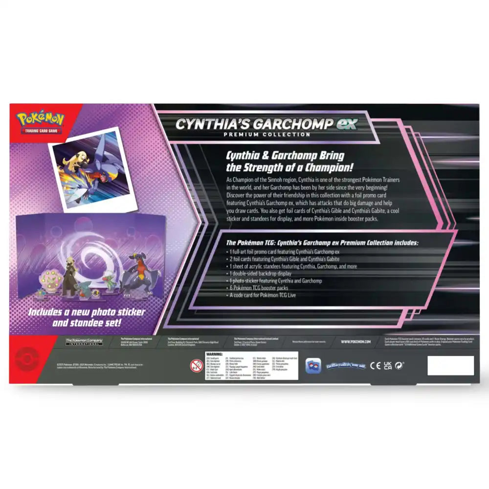 Pokemon Cynthia's Garchomp ex Premium Collection CardsRfun