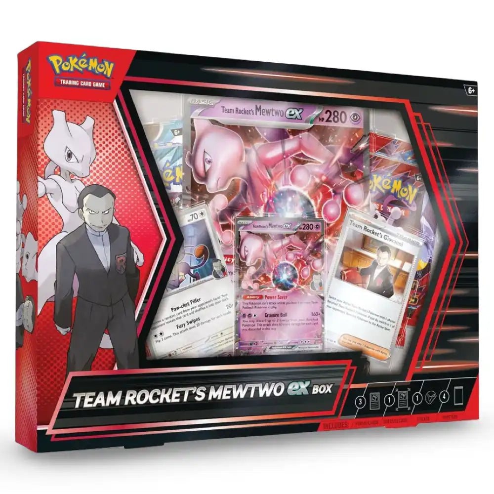 Pokemon Team Rocket’s Mewtwo ex Box CaardsRfun