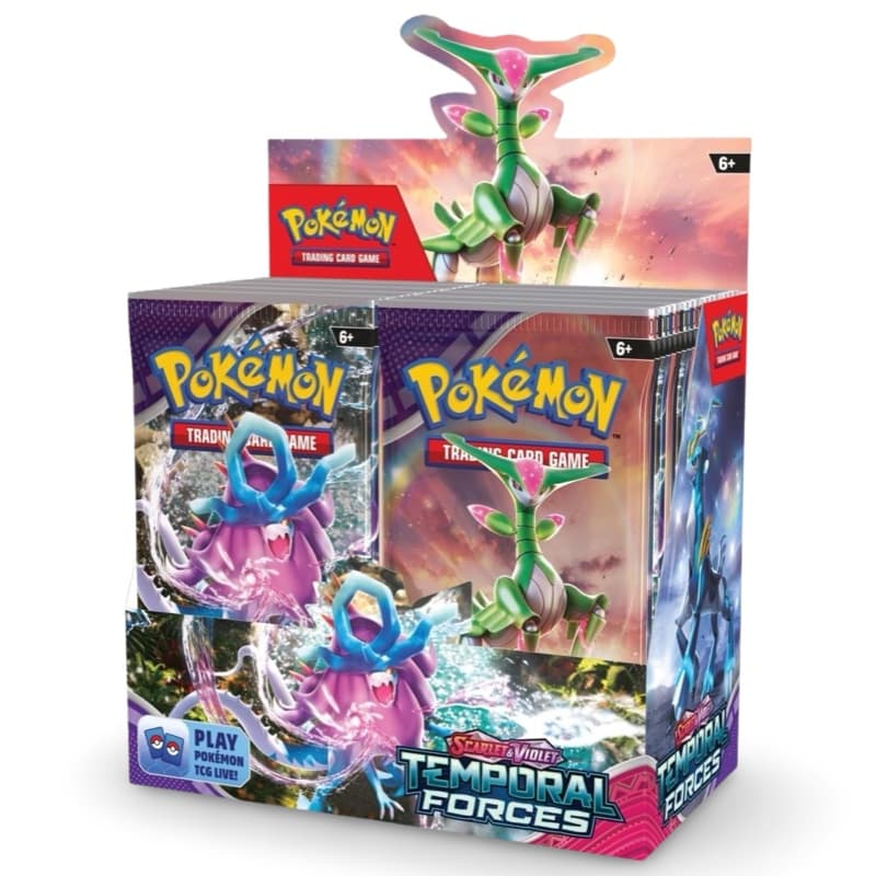 Pokemon Temporal Forces - Booster Display