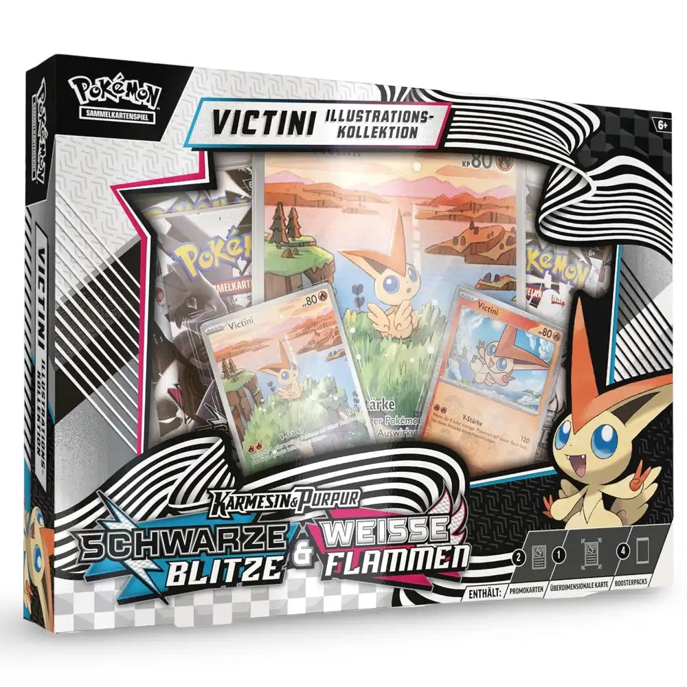 Pokemon Schwarze Blitze & Weiße Flammen - Victini Illustration Kollektion CardsRfun