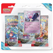 Pokemon Stellar Crown: 3-Pack Blister