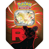 Pokemon Team Rocket Tin Mewtwo Nidoking Persian CardsRfun