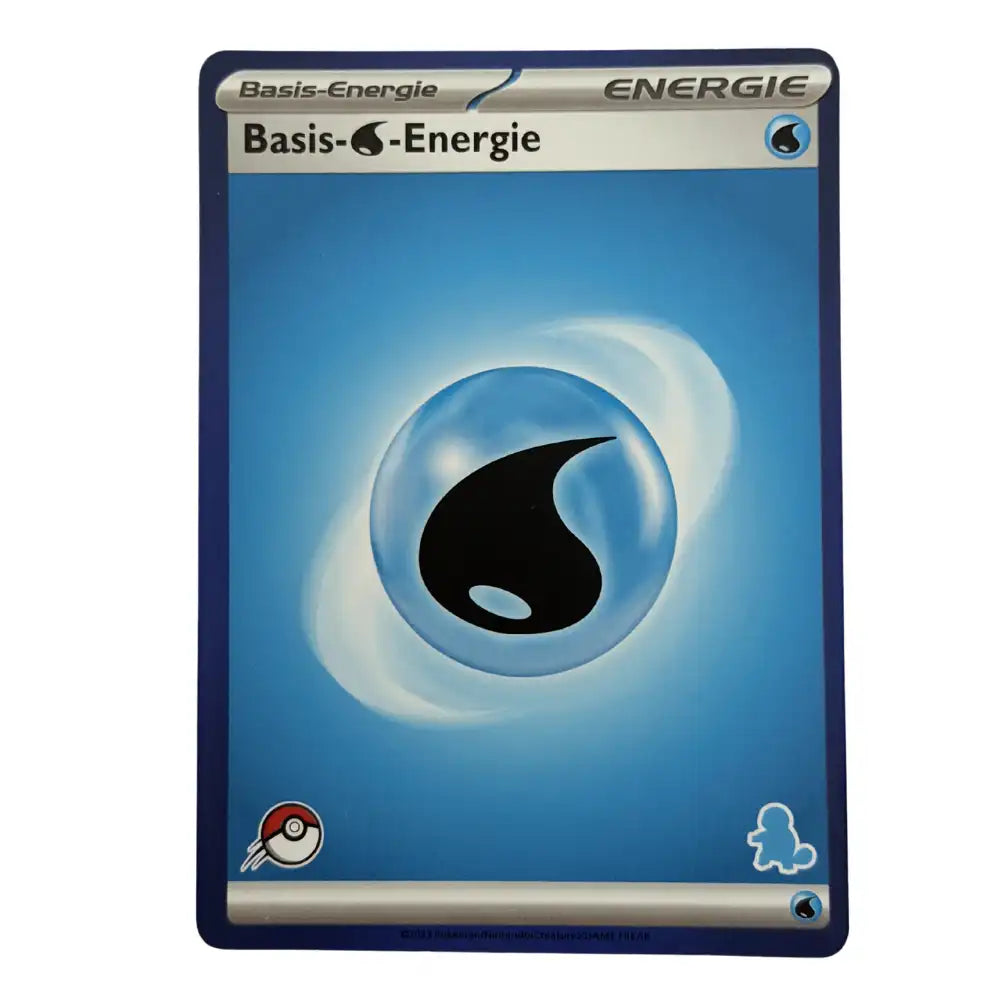 Basis Wasser Energie - Schiggy & Pokeball Stempel- Mein erstes Spiel (DE) CardsRfun
