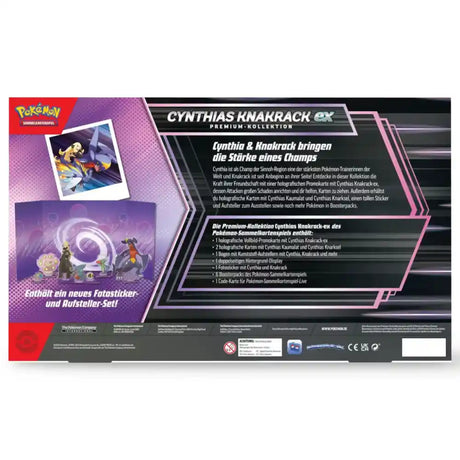 Pokemon Cynthias Knakrack ex Premium Kollektion (DE) CardsRfun