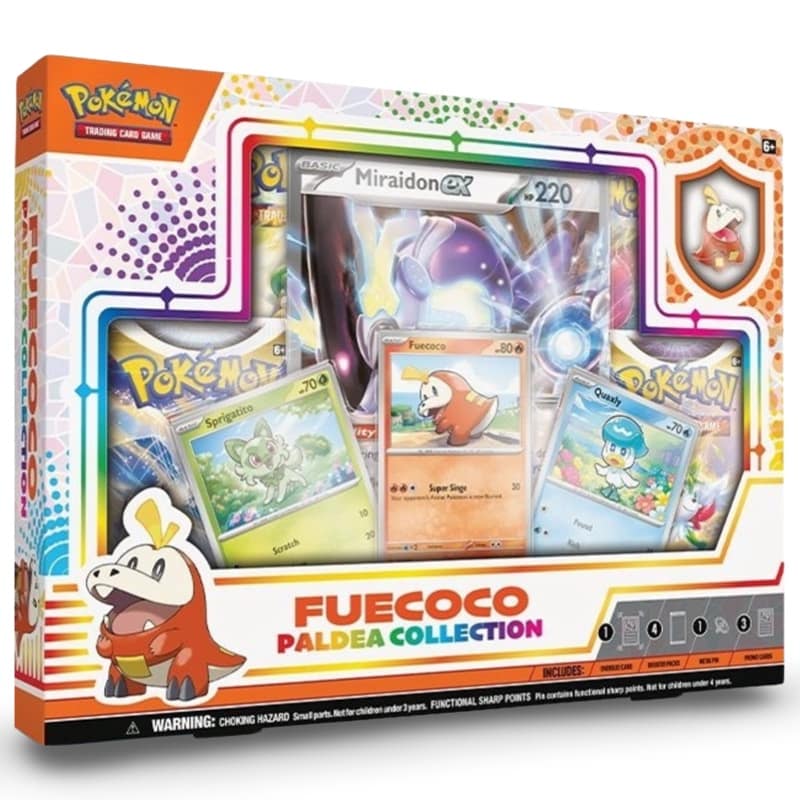 Pokemon Paldea Collection - Sprigatito / Fuecoco / Quaxly