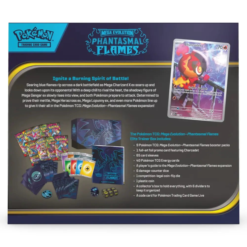 Pokemon Phantasmal Flames - Elite Trainer Box CardsRfun
