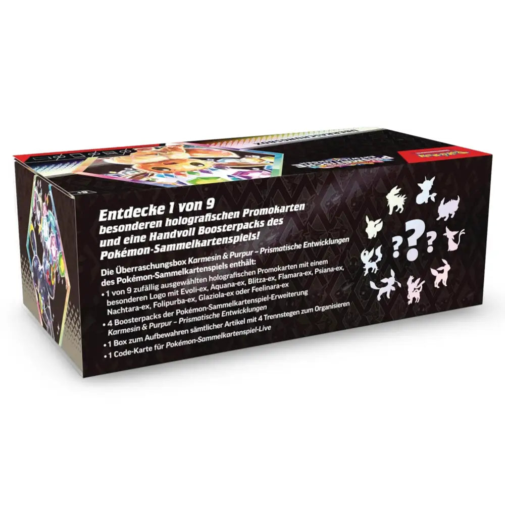 Pokemon Prismatische Entwicklungen Überraschungsbox CardsRfun