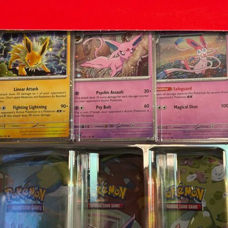 Pokemon Prismatic Evolutions 8 Mini-Tins Promos Box CardsRfun
